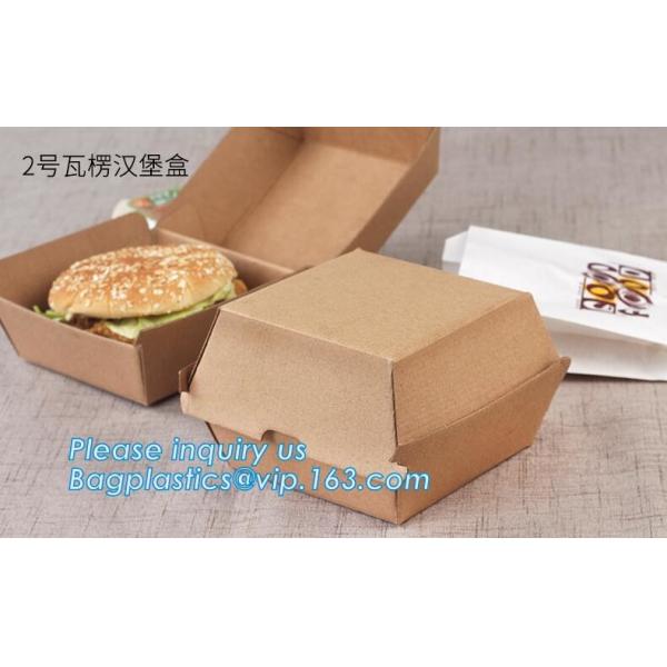 Disposable brown kraft paper boat paper food tray,Latest design food grade cardboard food fold paper boat trays bagease