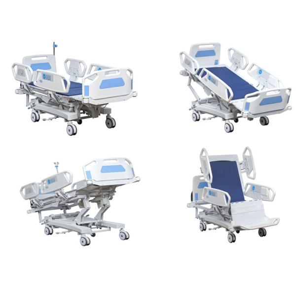 8 Positions Hospital Electric Beds ICU Room Bed Mattress And CPR Control ALS - ES001