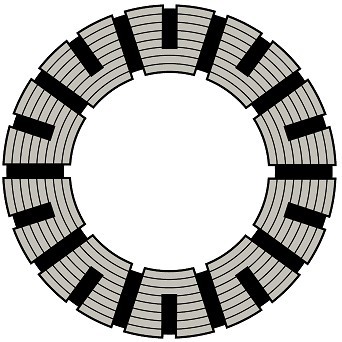 Brocas impregnadas de la base del diamante 6m m 8m m 10m m 12m m para el estudio geológico