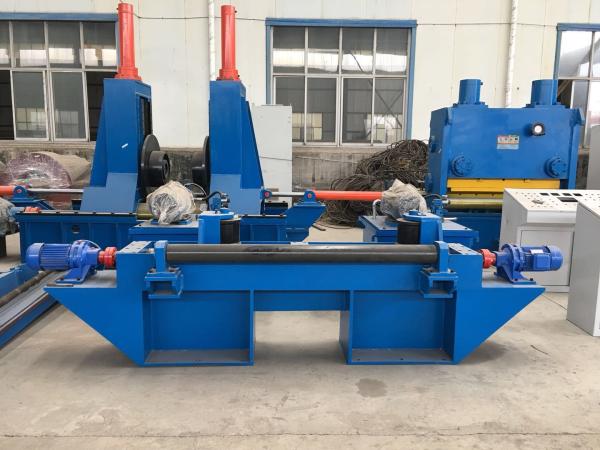 Spiral Welde Carbon Steel Tube Mill Production Machine With Uncoiler / Peeler