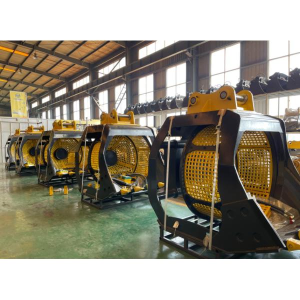 High Quality Excavator Attachment Sand Soil Screening Bucket Rotary Screening Bucket