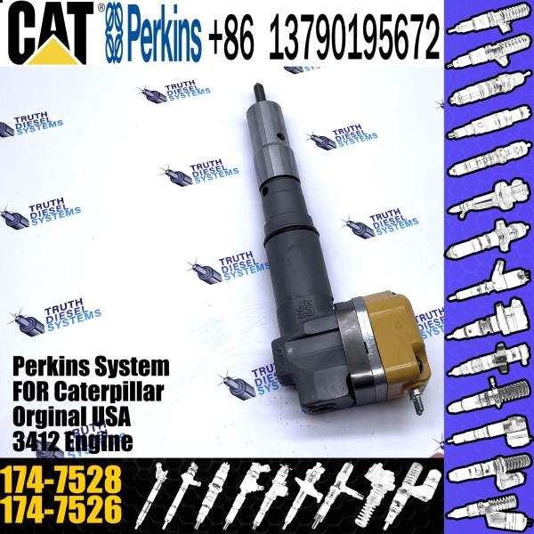 3412E Engine Diesel Injector 174-7526 232-1183 Common Rail Injector 174-7528