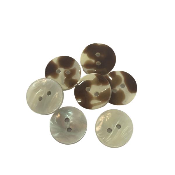 Full Brilhante Falsa Concha Botões 2 Furo 28L Use um casaco camisa