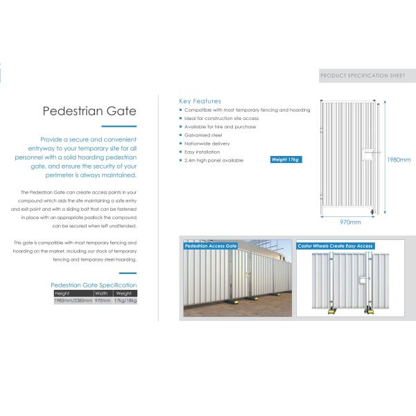 Temporary Hoarding Fence 2.0meter x 2200mm