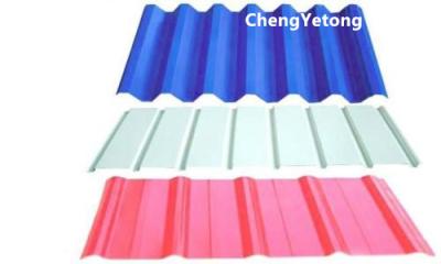 Galvalume Steel Color Coated Roofing Sheets PE Coating For Supermarket Building
