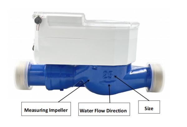 Cold Water Meter 0-40 C STS Standard Smart Water Meter with 4-M16/8-M16/8-M16/8-M20 Connecting Bolts