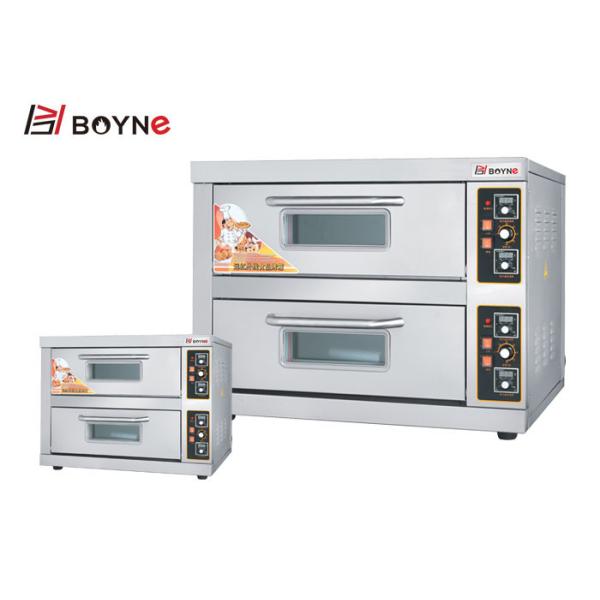 Stainless Steel Bakery Deck Oven Electirc Two Deck For Hotel
