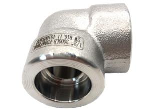 ASME B16.11 Carbon Steel Forged Fittings 3000 Lbs Socket Weld Elbow