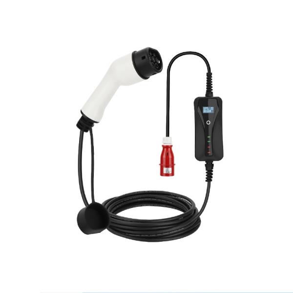 Portable EVSE Charger with 16A Rated Current IP67 Waterproof and 5M Cable Length for Electric Vehicles