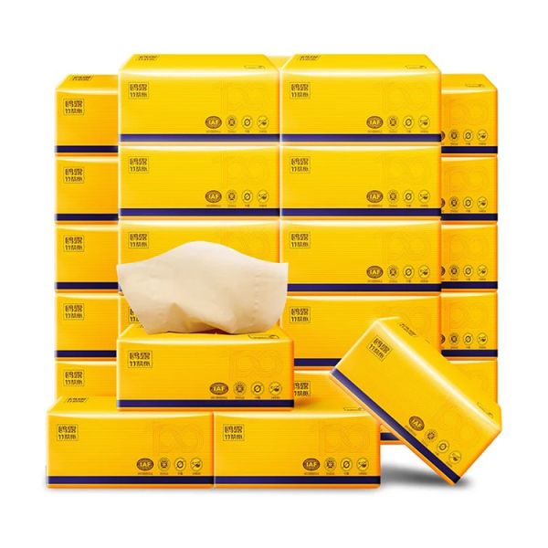 Sinopec Group High Quality 100% Natural Bamboo OULU Brand Facial Tissue Paper