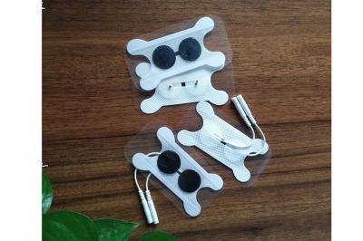 Swallow electrode pads with adhesive gel for TENS and EMS stimulator