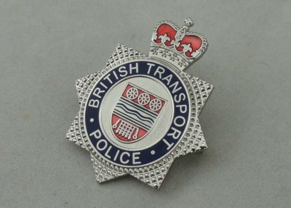 British Transport Police Souvenir Badges Brass Stamped With Imitation Hard Enamel
