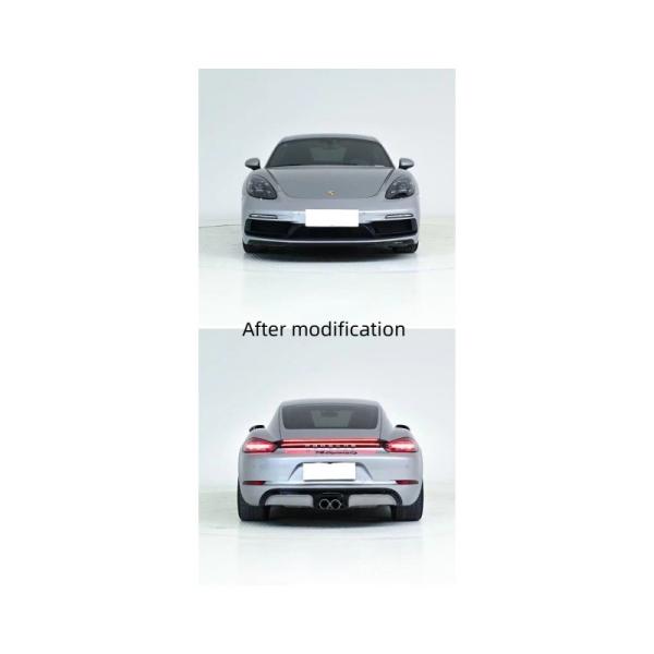 982 Modelo GTS/SD atualizado Cinturão envolvente através da luz traseira Para Porsche Caman Boxster