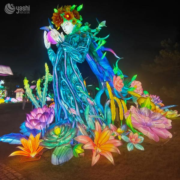 Fuera Festival de hadas tradicional linterna resistente al agua 110/220V