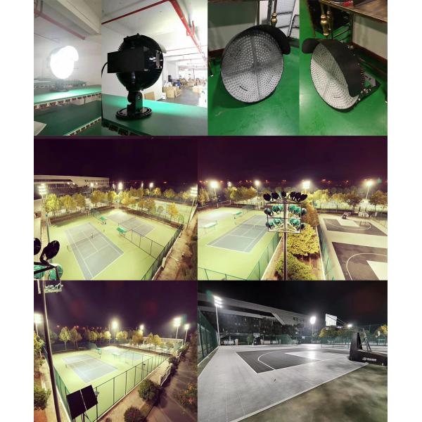 90000LM 500w Round 160LPW привело освещение теннисного корта
