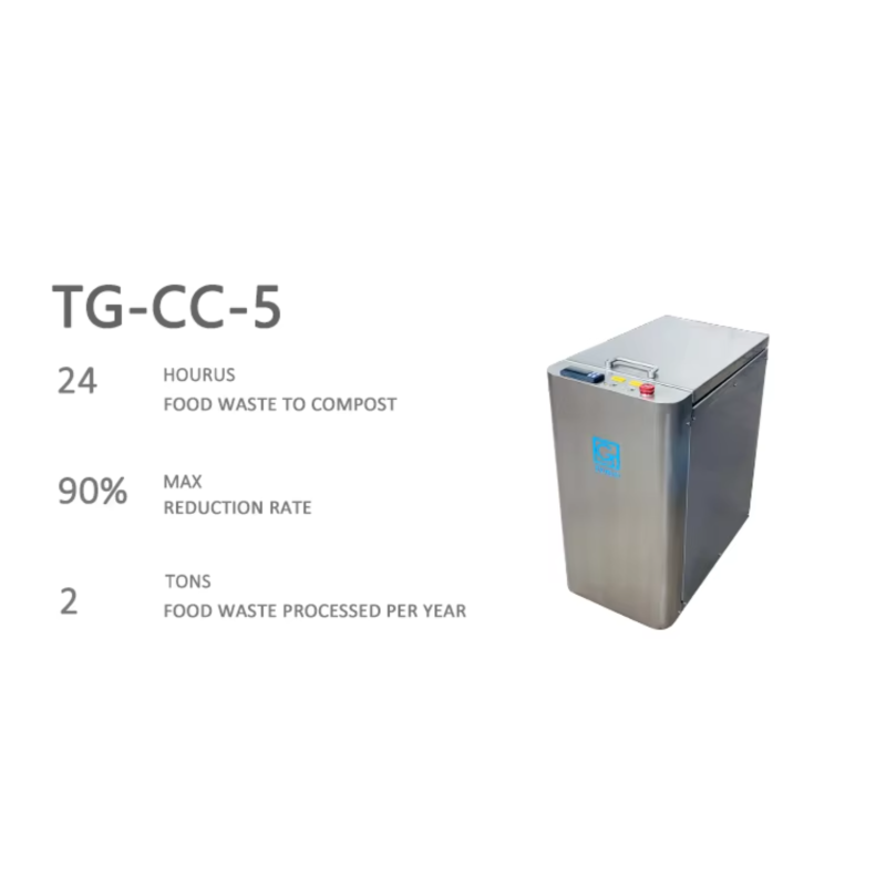 TOGO Electric Stainless Steel Kitchen Food Waste Composter with Batch Feed for Home-TG-CC-5