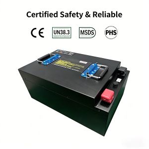 72V 75Ah LiFePO4 Battery 5760Wh for E-Bikes/Scooters 1500 Cycles 0-55 Operating Temp