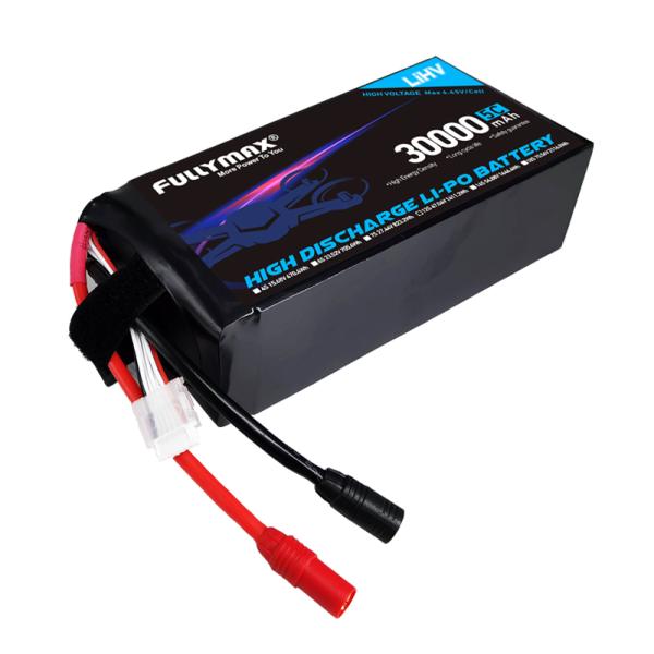 12S 5C 30000mah Lipo Battery Bank 12 Cell Lithium Polymer Cell 47.04V Aerial Inspections 280Wh/Kg