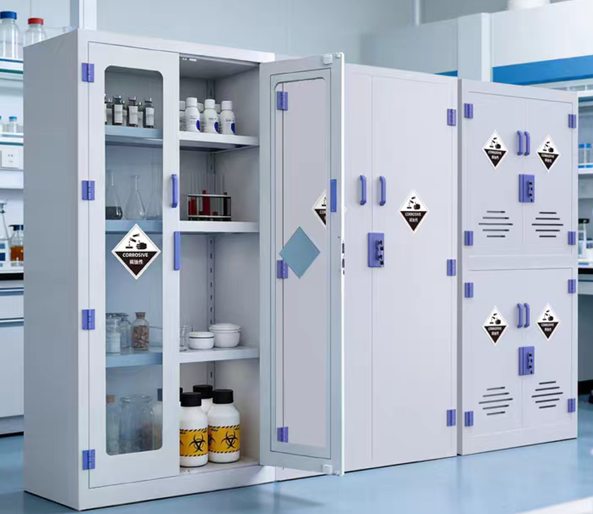 Anti Corrosive PP Storage Cabinet Double Acid Base Storage Cabinet