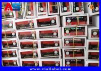 Medicação personalizada 10ml rótulos de frascos adesivos pro pharma laser holograma impressão 3d rótulos para frascos de vidro