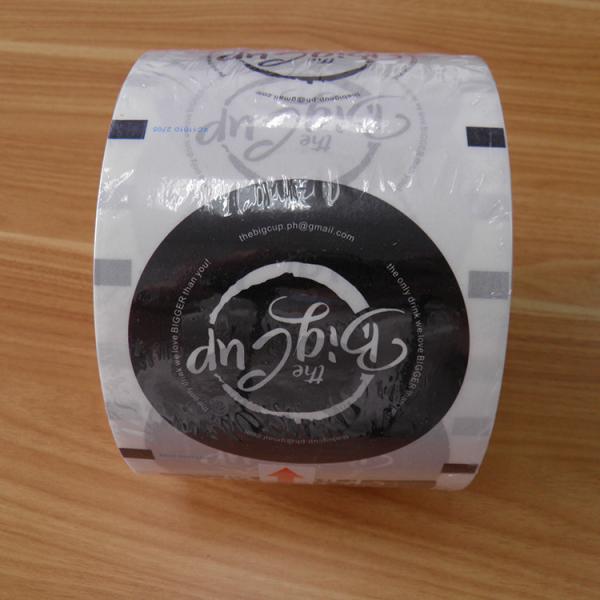 ODM Juice PP Cup 80 Micron Milk Tea Sealer Film Roll PE Glue 4 Rolls / Carton