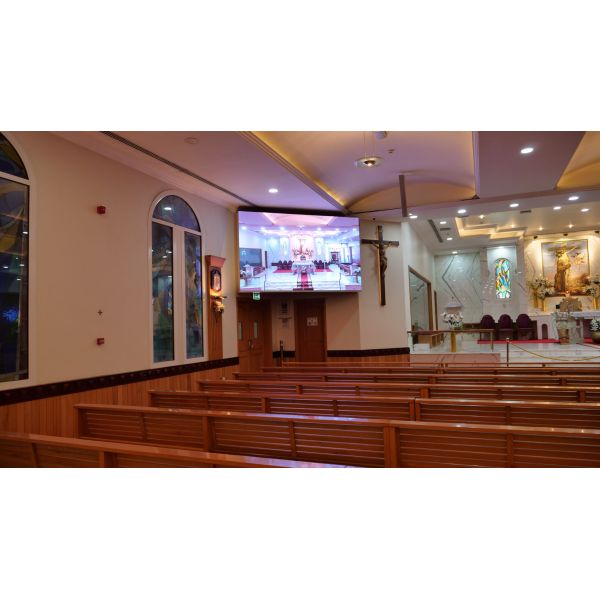 High Resolution Church Stage Backdrop LED Screen Video Wall Panel for Church