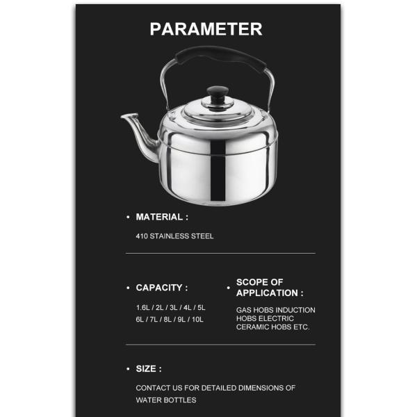 410 Stainless Steel Household Induction Stove with Large Capacity and Black/White Color