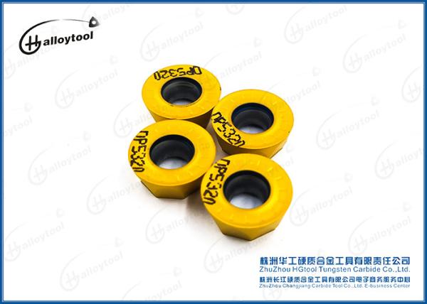 RPMT1204 Tungsten Carbide Cutting Tools , Round Carbide Milling Inserts