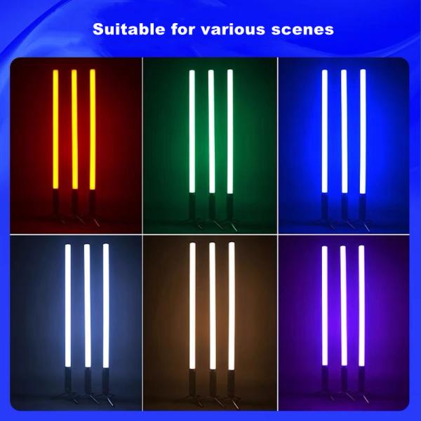 Outdoor Pixel Tube 72W Battery Operated LED Tube Light with Charging Case