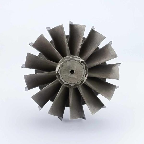 MS-TECH Turbo HX83 Turbine Wheel Shaft 3595589 Ind 125mm Exd 111.7mm Blades13