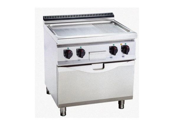O CE ocidental disponível liso ou sulcado do gás/chapa para assar elétrica da cozinha do equipamento aprova