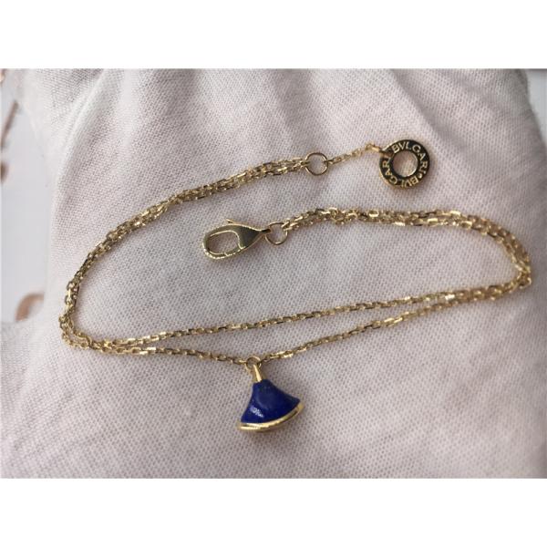 18K Yellow Gold Luxury Jewelry Jewelry Divas Dream Bracelet BR857290 With Lapis Lazuli