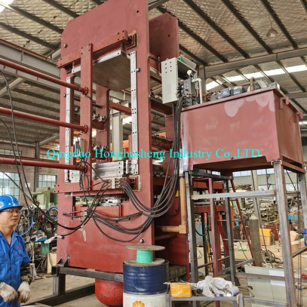 250mm Stroke 350*350mm Solid Tire Making Machine Rubber Vulcanizing Machine 2 Layer