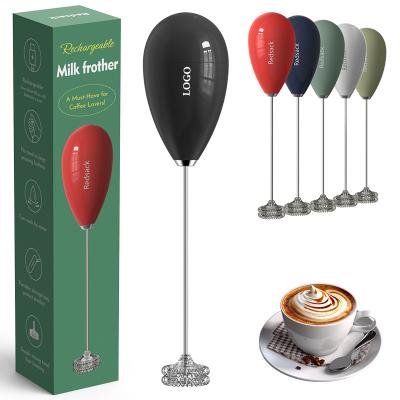 Hand Operated Milk Frother With Hot/Cold Frothing Modes And CE/RoHS/FCC/FDA Certifications