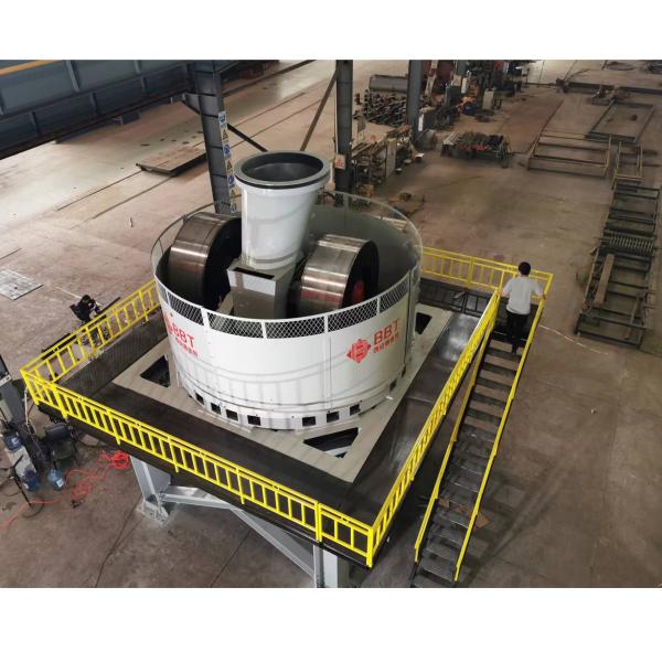 machine humide de moulin de casserole 65200kg pour la fabrication de brique d'argile 1850 x 700