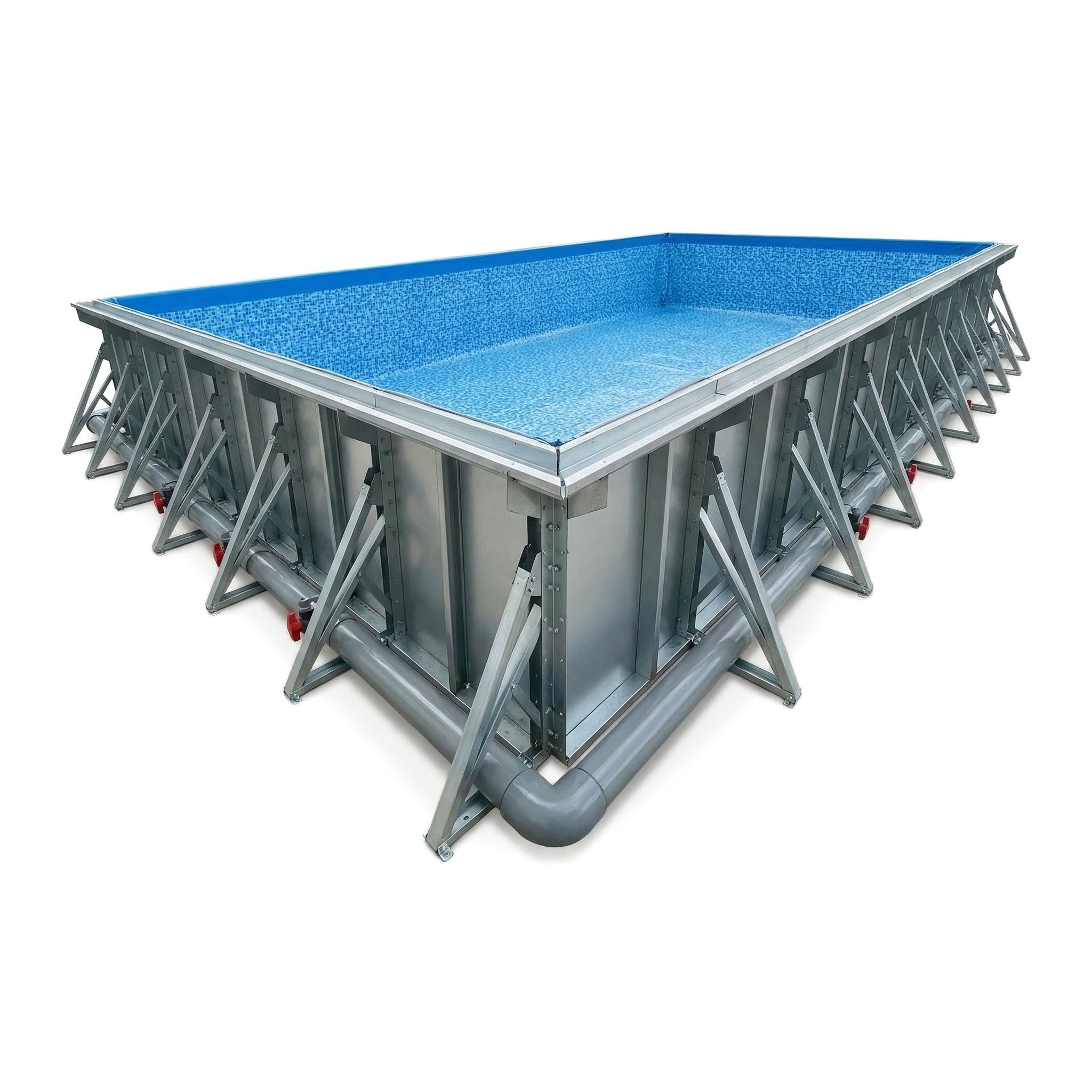 Fast-Assembly Removable Modular Pool No Civil Construction Needed