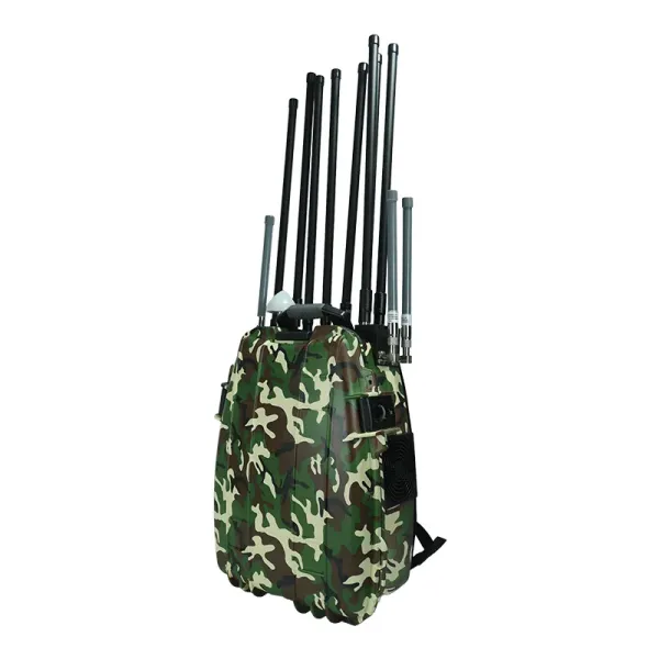 Portable 3 in 1 Drone Jammer and UAV Detector with 1-3km Detection and 400W Output Power