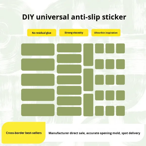 DIY Mouse Anti-Slip Acrylic Adhesive Thin Sweat-Absorbing Polyurethane Double Sided Durable Gaming Protective Stickers