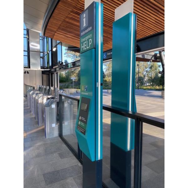 1024*600 ЖК-экран, умный видеодомофон, справочная точка, телефон