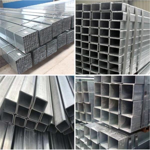 30GSM 120GSM Zinc Coating Rectangular Steel Tube Galvanized Z275 Z30