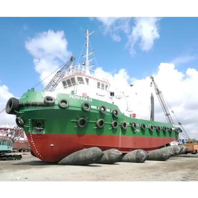 Airbag de borracha para enchufe de água para lançamento de navios Airbag marinho para lançamento de navios