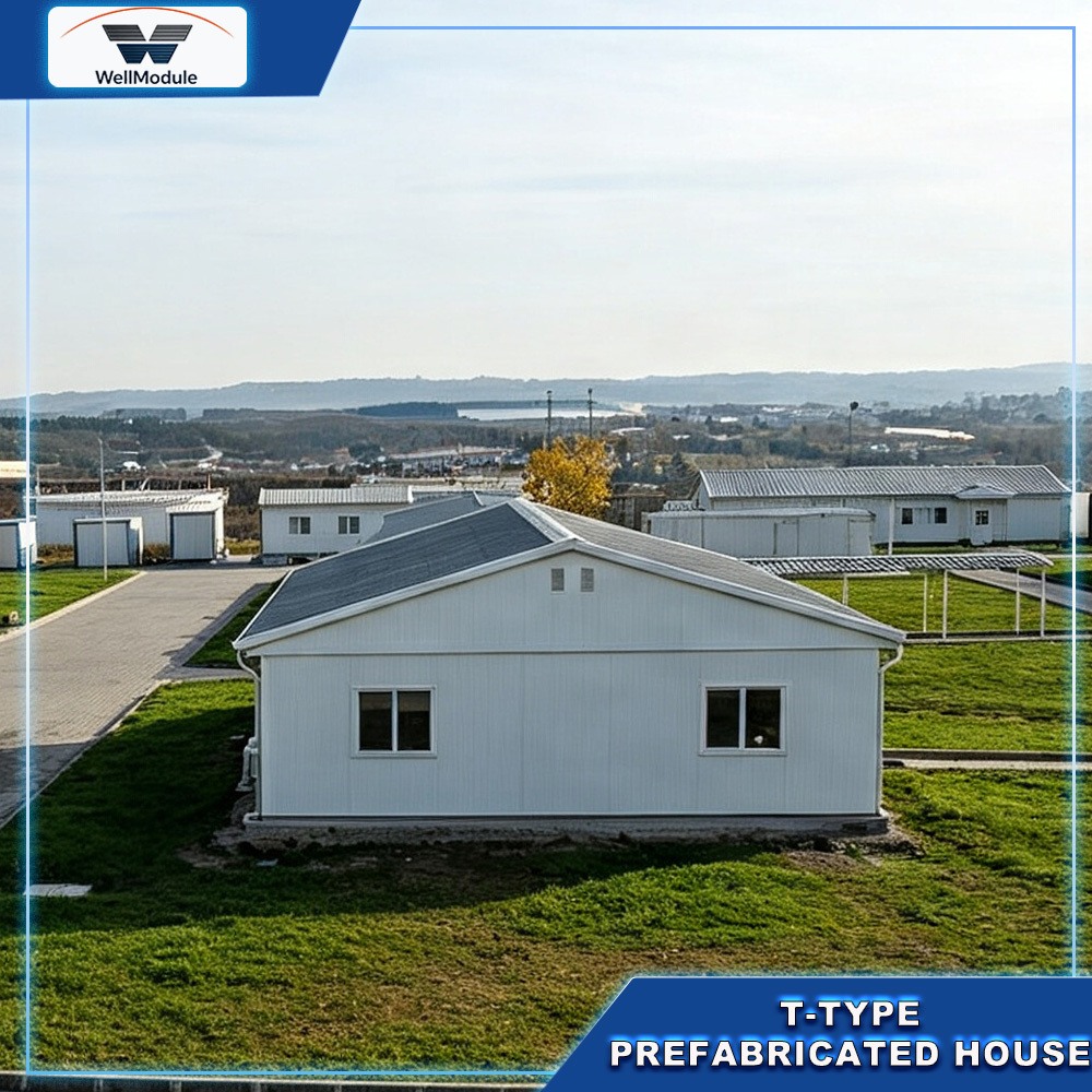 Factory Direct T Type Prefabricated House Manufacturer Providing Cost Effective Modular Buildings for Global Engineering Projects