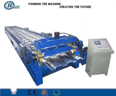 8 - 25m / min Speed Metal Deck Roll Forming Machine For Steel Floor Deck System