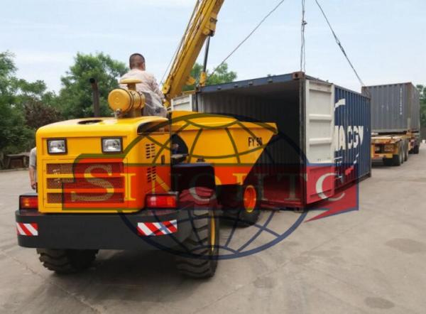 5 Ton Light Duty Dump Trucks 4WD Wheel Site Dumper Truck With Detuz Engine