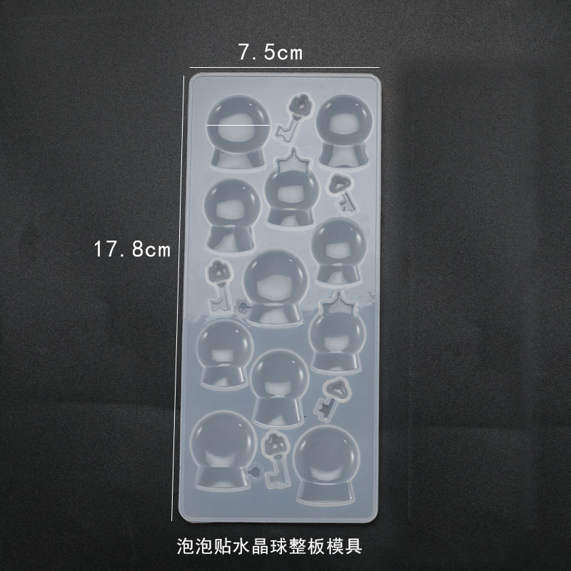 DIY crystal dropper mold, gemstone patch, multi specification star pendant, pendant, sticker, silicone mold