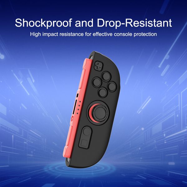 Full-Cover Silicone Case for Switch 2 360° Protection Secure & Comfortable Grip for Nintendo Switch 2 Joy-con Controller  with Side Protection Enhanced Fit & Comfort