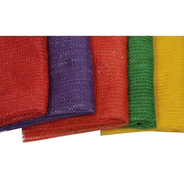 Recyclable PE Knitted Firewood Mesh Bag for Oranges Hot Stamping Leno PP Onion Sacks