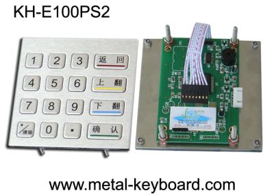 Anti - o teclado de aço inoxidável da montagem do painel do vândalo, Metal o teclado de Digitas