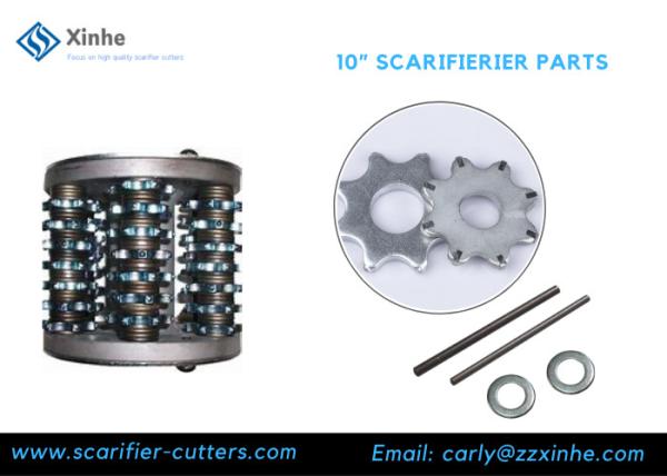 Cortadores de revestimento galvanizados do tungstênio do TCT do carboneto para o ajustador concreto TR250 do Scarifier