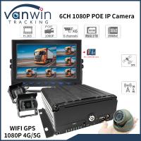 4G 6 canaux H. 265 HDD DVR mobile pour voiture